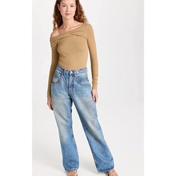 Free People Women's Addie Layering Top, Winter Wheat, Tan, Size: Small NWT - Picture 6 of 7